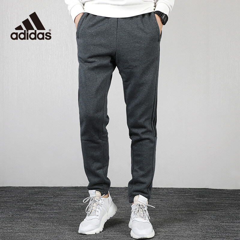 Adidas Knitted Trousers Men S Trousers Spring Fashion Simple Slim Gray Pants Running Casual Sports Pants Ei9006 Lazada Ph