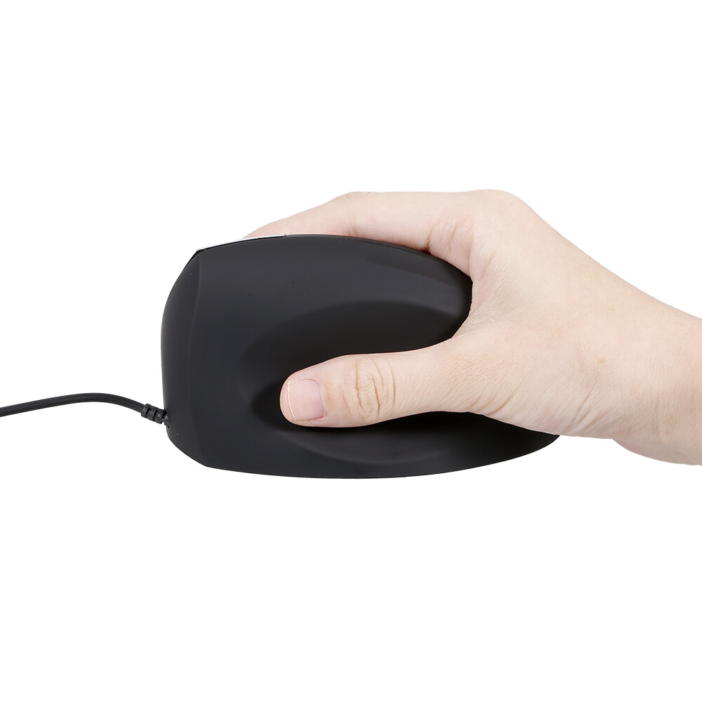 Chuột Có Dây Đứng AJAZZ, Chuột Văn Phòng Chơi Game 3 Phím Quang Công Thái Học Dành Cho PC /Laptop