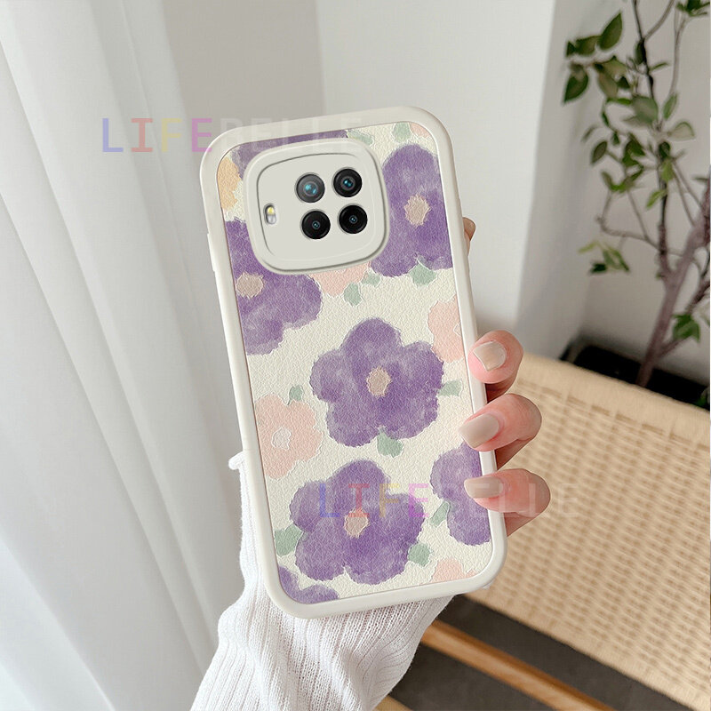 LIFEBELLE Ốp Cho Xiaomi Mi 10T Lite, Ốp Điện Thoại Mềm Họa Tiết Hoạt Hình Dễ Thương Kulomi Hoa Mặt Cười Thời Trang Ốp Lưng Bảo Vệ Chống Sốc Cao Su Silicon Cặp Đôi Cho Xiaomi