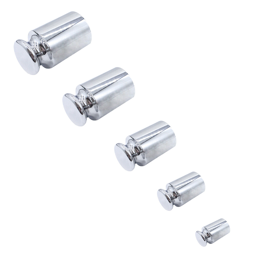 Mini Weight For Balance 1g 2g 5g 10g 20g Chrome Plating Calibration Gram Scale Weight Set For Digital Scale Balance