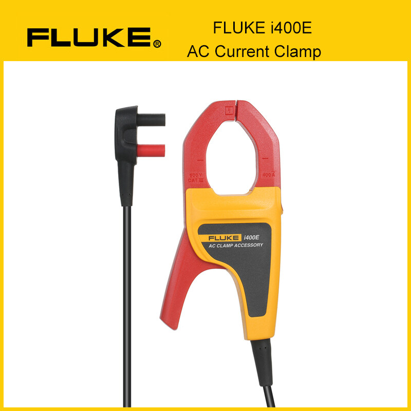 Fluke I400E 400A AC Current Clamp with Dual Banana Jack Digital Clamp