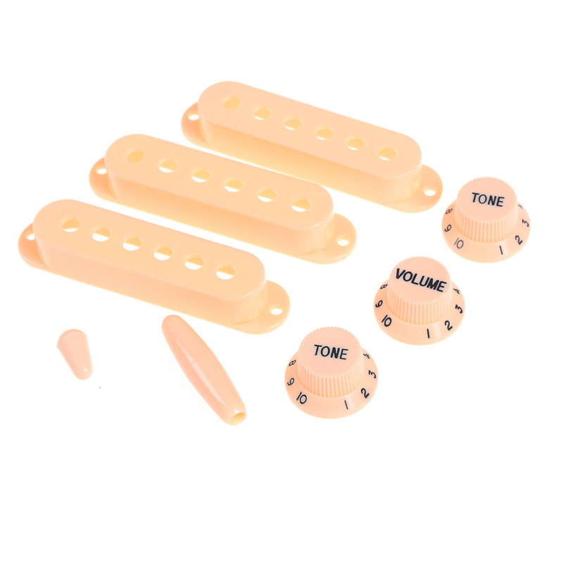 Godessing đơn Coil Pickup ghi ta Bìa núm điều khiển chuyển đổi tip Set cho guitar điện