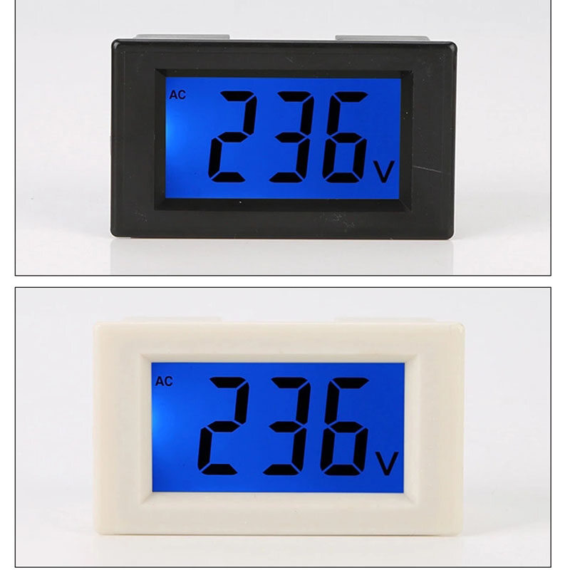 Dụng Cụ Đo Điện Xoay Chiều Màn Hình Kỹ Thuật Số LCD D85-120 Vôn Kế 2 Dây AC 80-500V