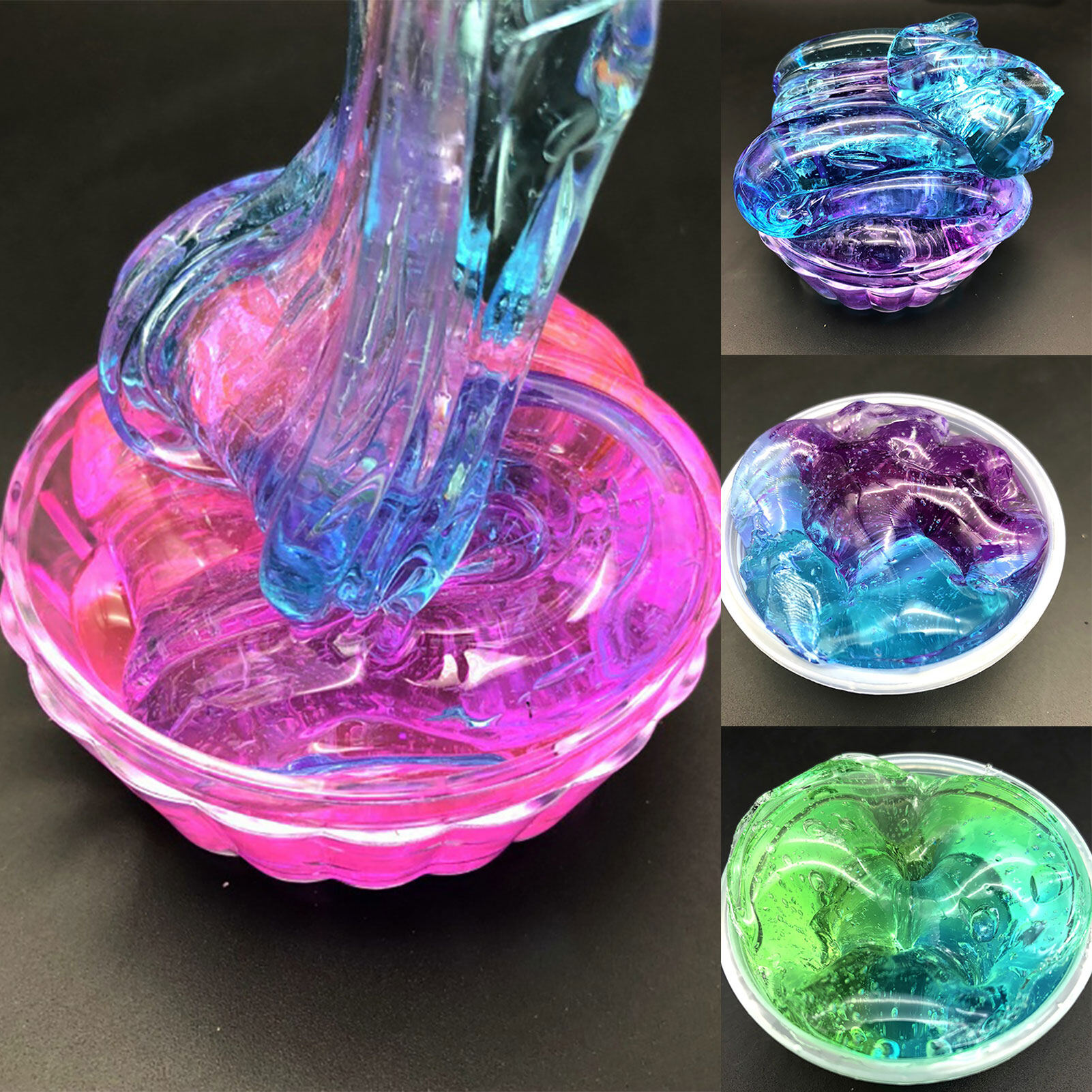 Norkee Modelling Clay Translucent Stress Relief Eco-friendly Multipurpose Slime Toy for DIY Lesson