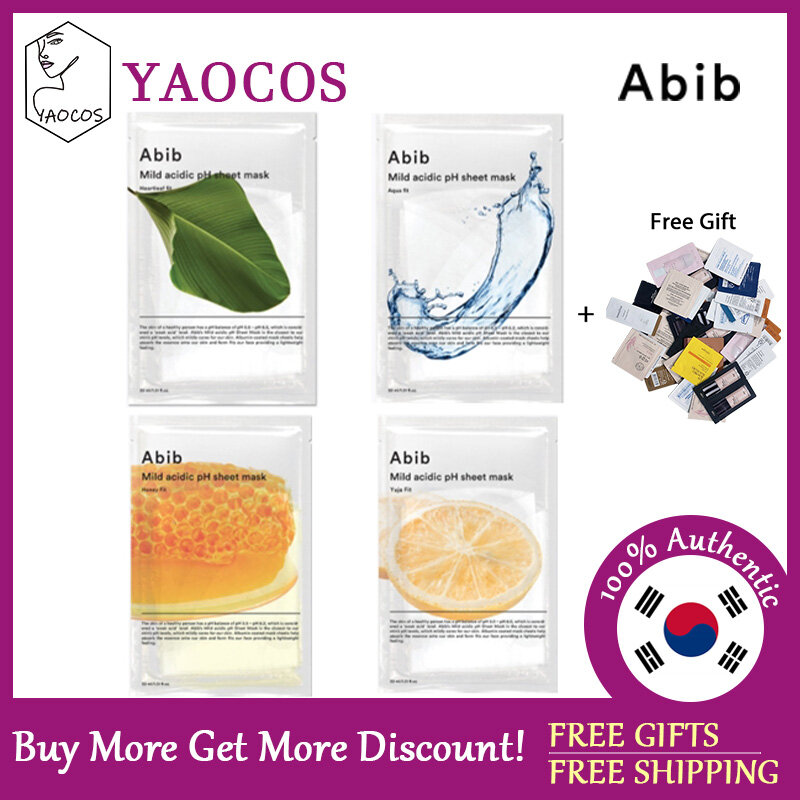 [Abib] Mild Acidic pH Sheet Facial Mask 10ea