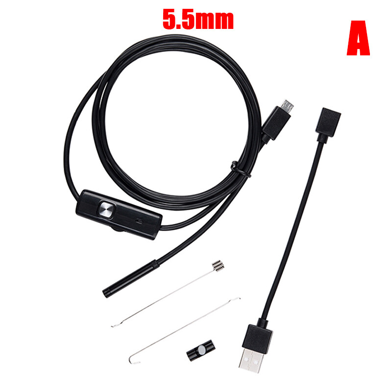 Camera Nội Soi Mini HITN Camera USB 7Mm/5.5Mm, Kính Ngắm Kiểm Tra Android