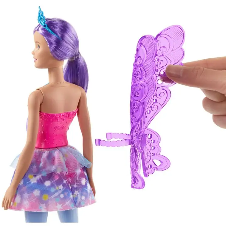purple hair doll