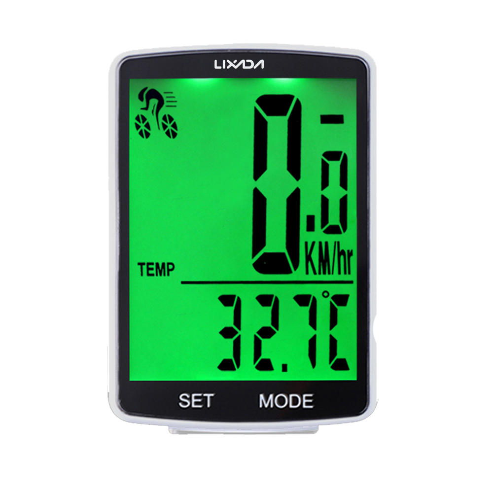 Topp Cycling Wireles-s Bike Computer Multi Functional LCD Screen Bicycle Computer Mountain Bike Speedometer Odometer IPX6 Waterproof Cycling Measurable Temperature Stopwatch Cycling Accessories