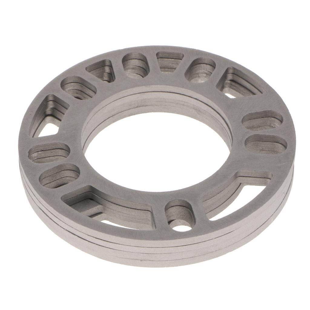 Gazechimp 4 Pieces 5mm Universal Aluminum Alloy Car Wheel Thicken Spacer for Car