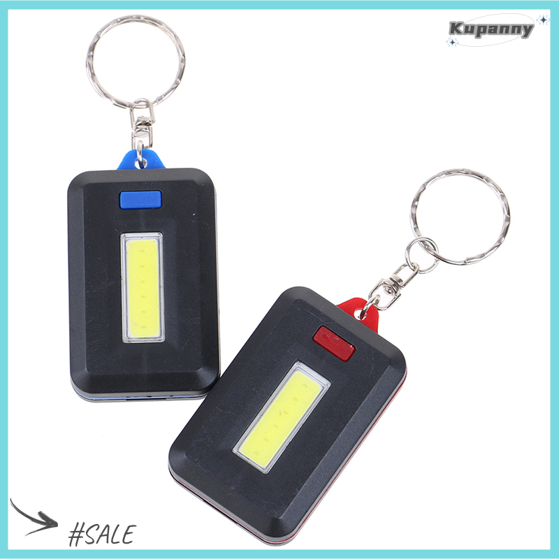 Kupanny Cob flashlight keychain mini led flashlight portable outdoor emergency light