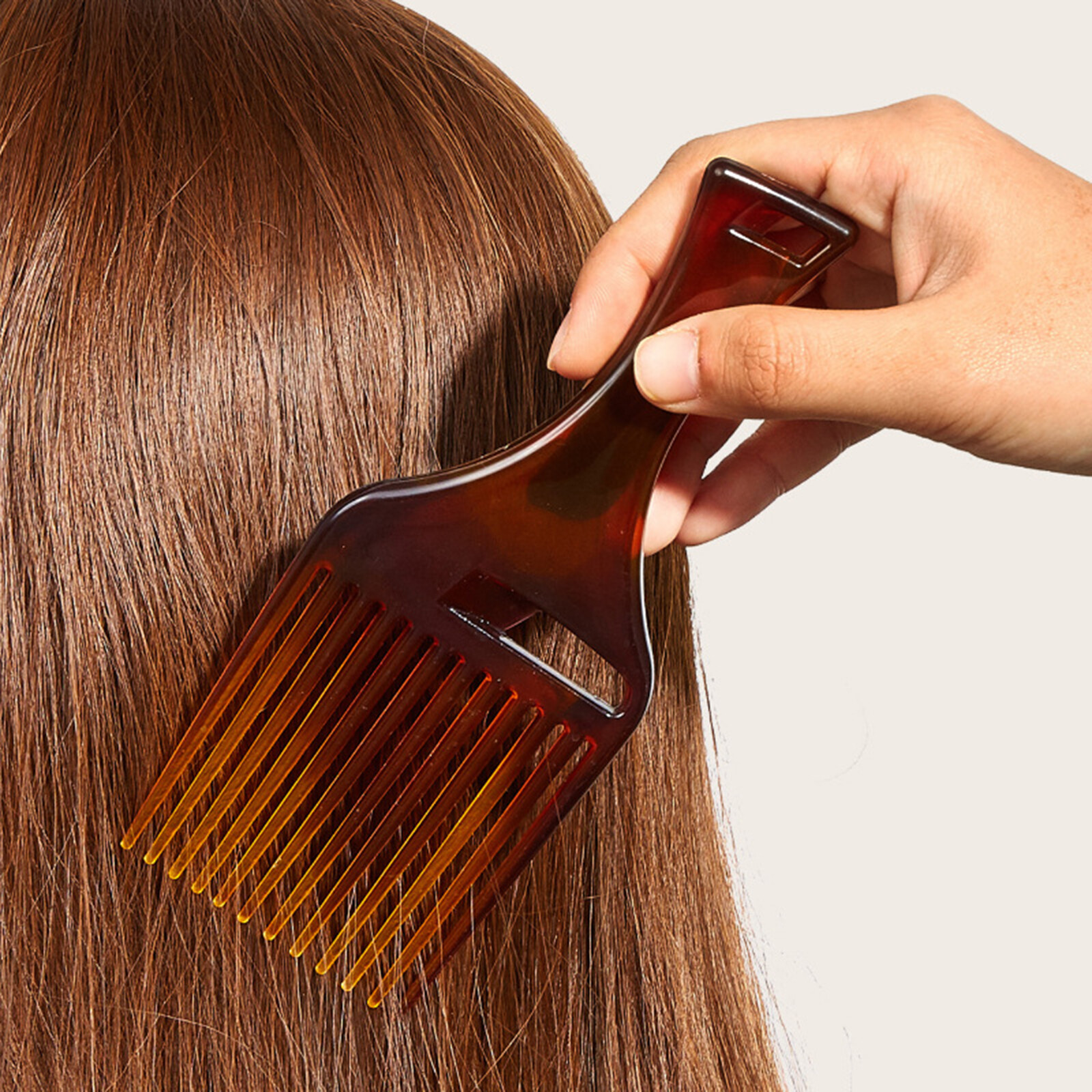 Afro Pick Hair Comb Curly Hair Brush Salon Hairdressing Styling Long