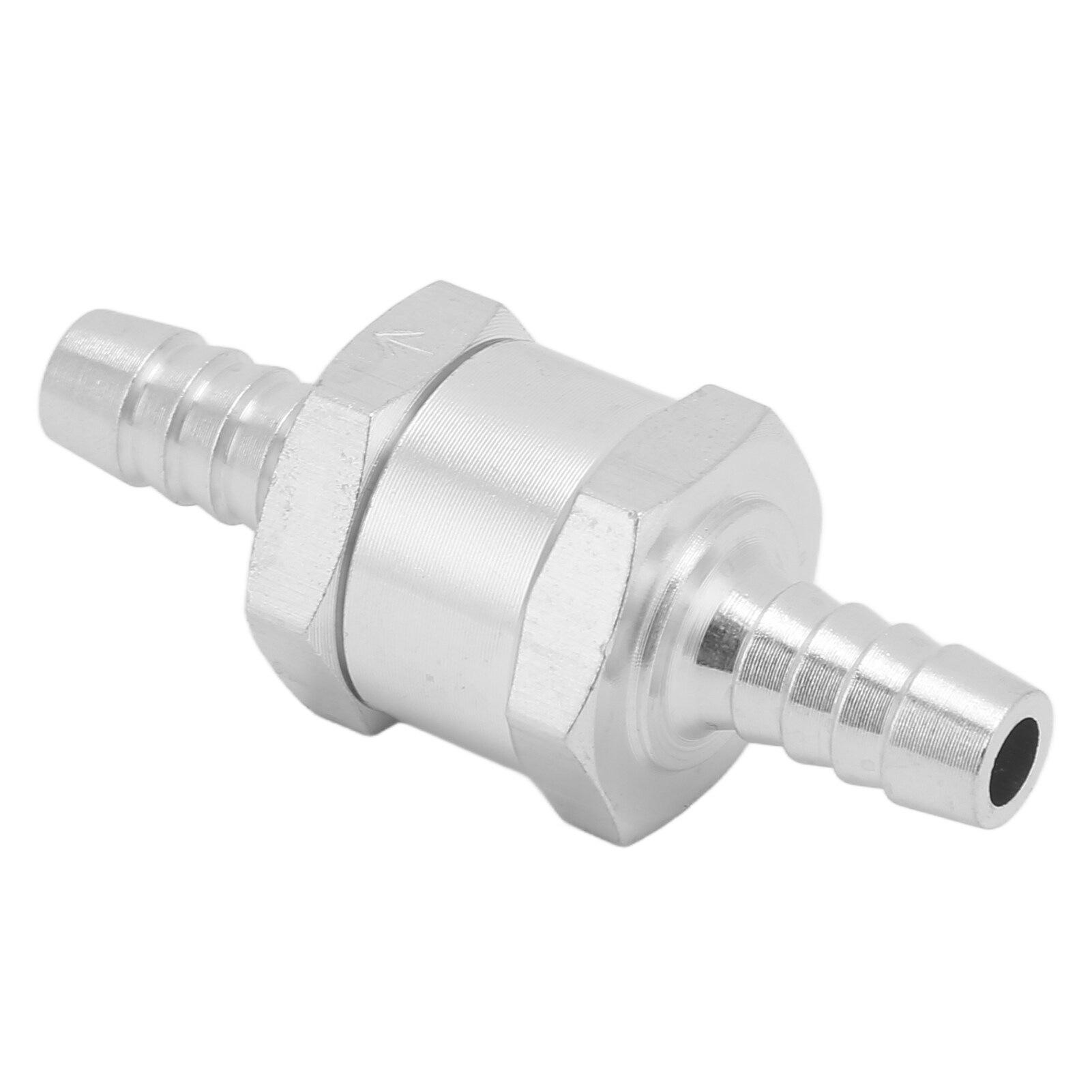 Fuel Line Check Valve, Aluminum Alloy One Way Check Valve for Gasoline