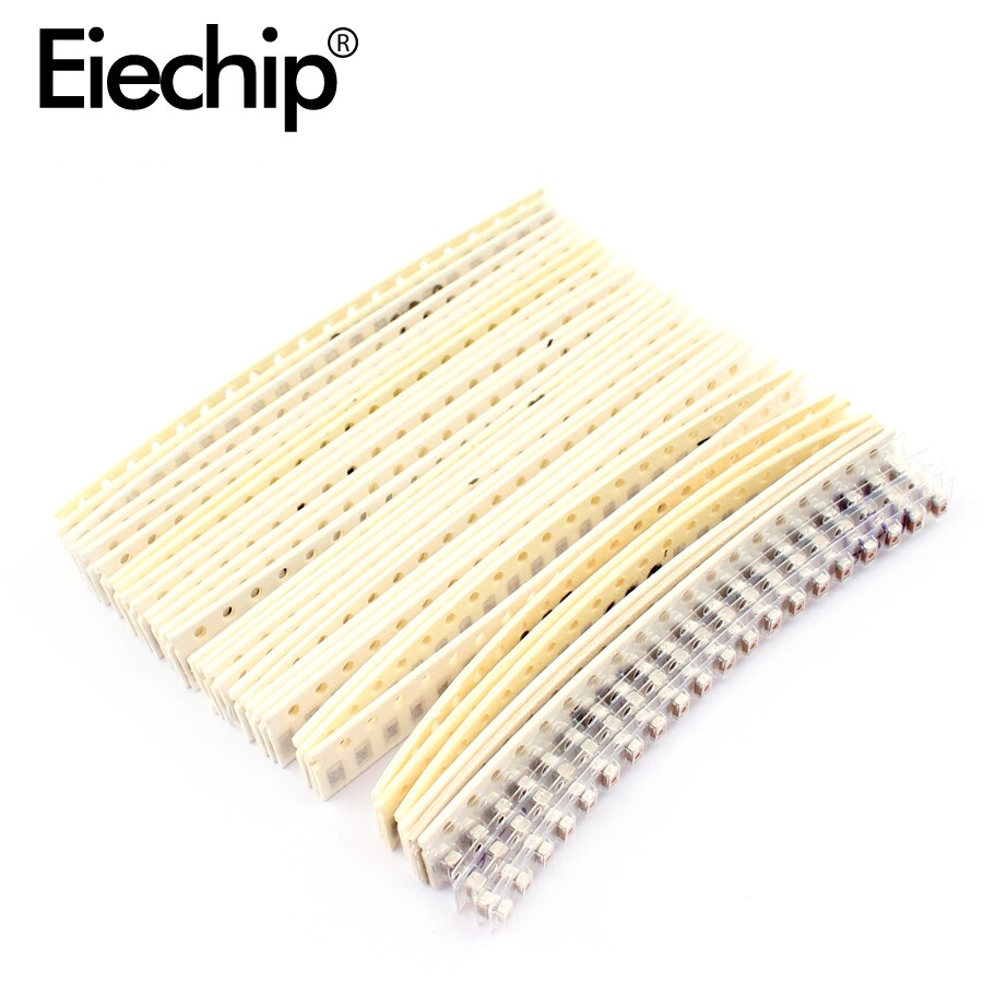 2500 PCS 0805 SMD Ceramic Capacitor Assorted Kit 1pF~10uF SMD Ceramic Capacitors Samples Set 22PF 220PF 68nf 470nf Capacitor