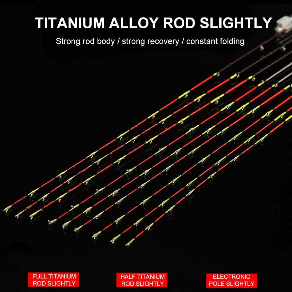 55cm Half Full Titanium Raft Stick Tip Refit Replacement Fishing Tackle 0.3 / 0.5mm