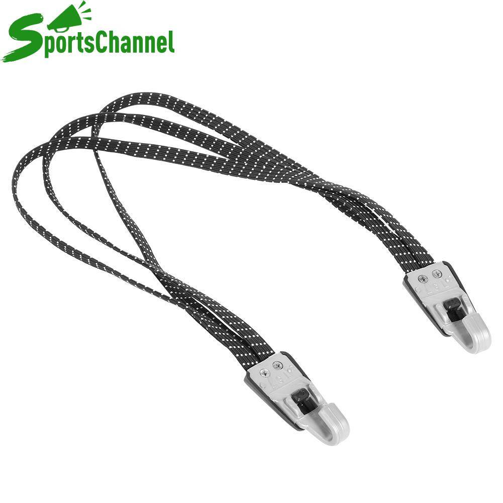 [Ready Stock] sportschannel MTB Bike Luggage Elastic Band Rubber Cargo Straps Rope with Plastic hooks