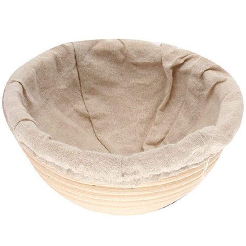 2 Pcs Round Bread Proofing Basket Natural Rattan Sourdough Proving