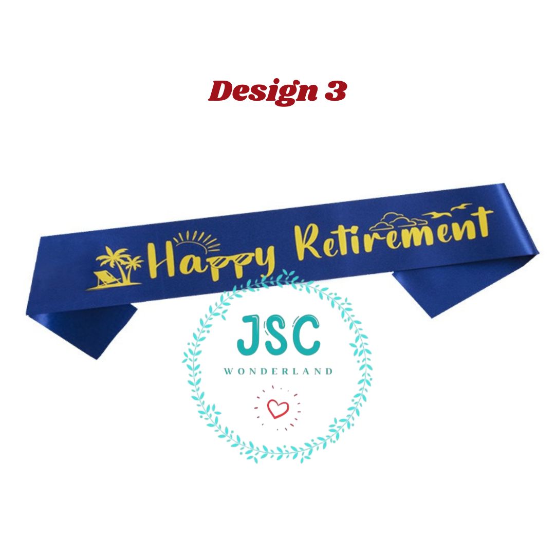 Rose Gold Retirement Sash – „I’m Retirement“ Schärpe Für Rentner-Partys | 160 X 9,5 Cm, Aus Satin