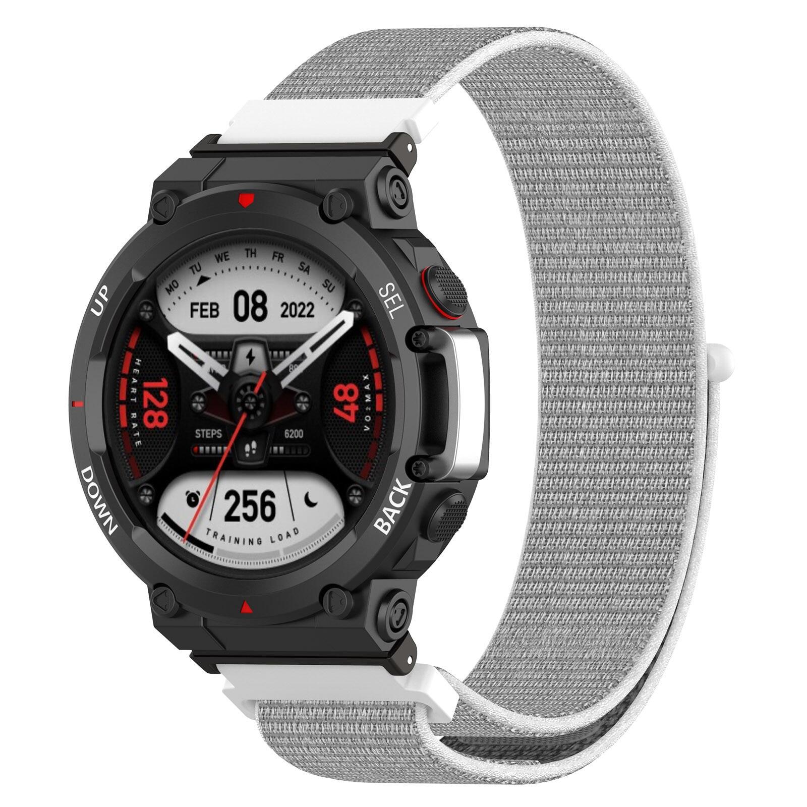Nylon Canvas Strap For Huami Amazfit T-rex 2 TREX2 Trex 2 Smartwatch Nylon Loop Replacement Wrist Strap Durable Wristband