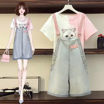 pink overall dress plus size