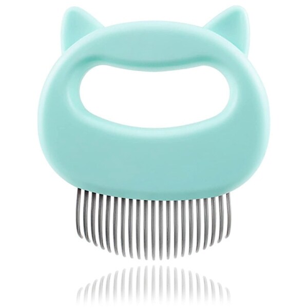 Pet Lice Comb, Cat and Dog Hair Removal Comb, Cat Ear Shell Comb, Pet Comb, Supplies 9X10cm (Random Color)