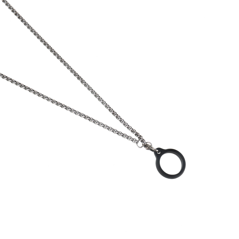 Metal Chain With 13mm Rubber For Uwell Caliburn G Portable Lanyard Vaper Necklace For Relx Yooz