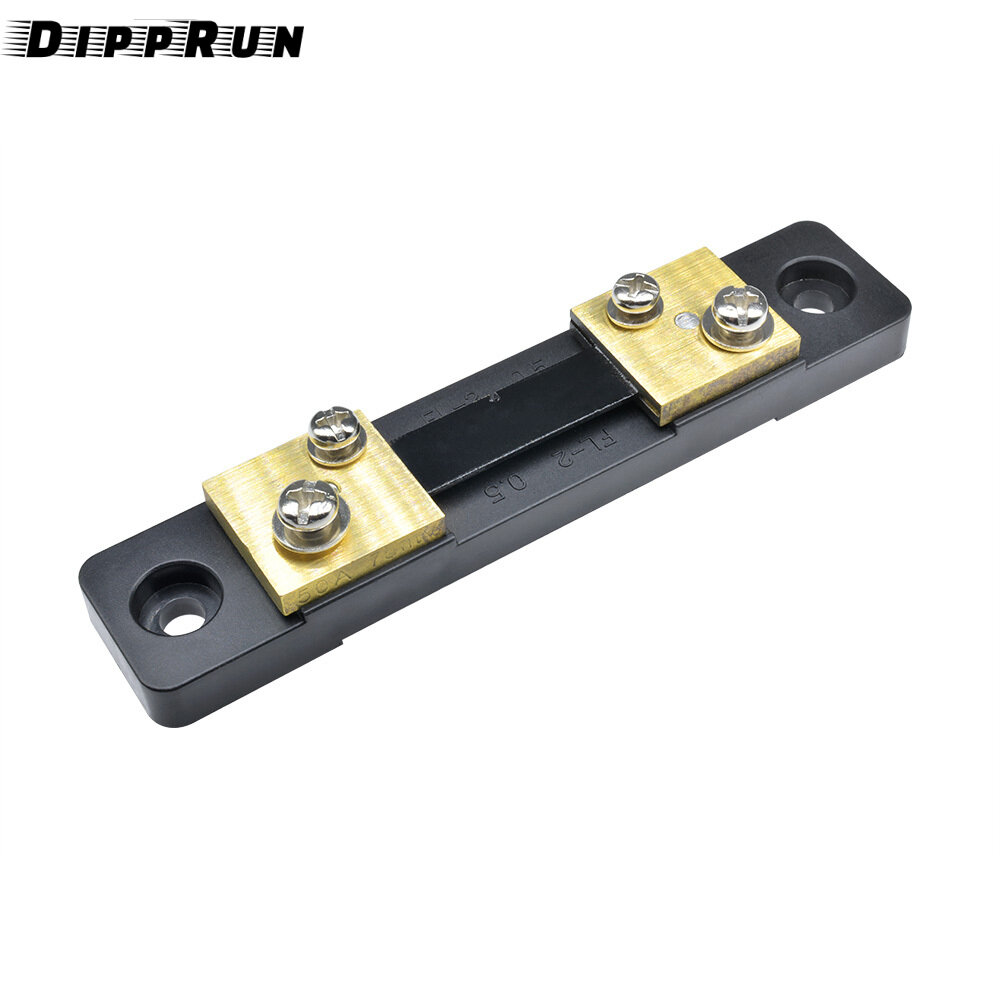 Dipprun điện trở song song FL-2 50A 75mV (r Shunt) cho Ampe kế mạch mắc rẽ dòng điện một chiều điện trở song song Bảng điều khiển Bộ khuếch đại kỹ thuật số mete