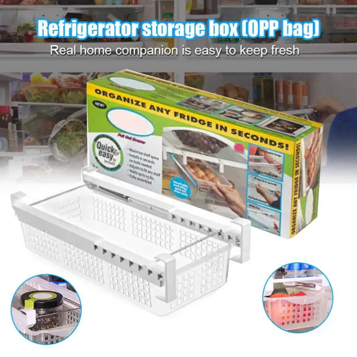 Fridge Mate Drawers Refrigerator Pull Out Bins Snap On Drawer