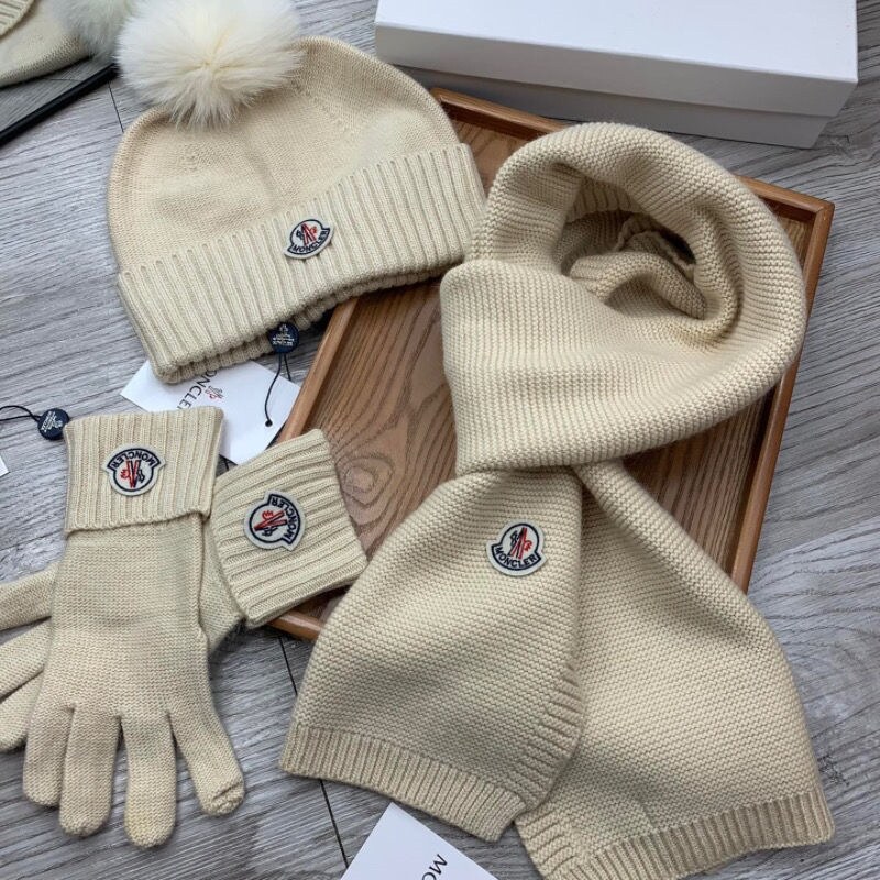 Moncler hat cheap and scarf set