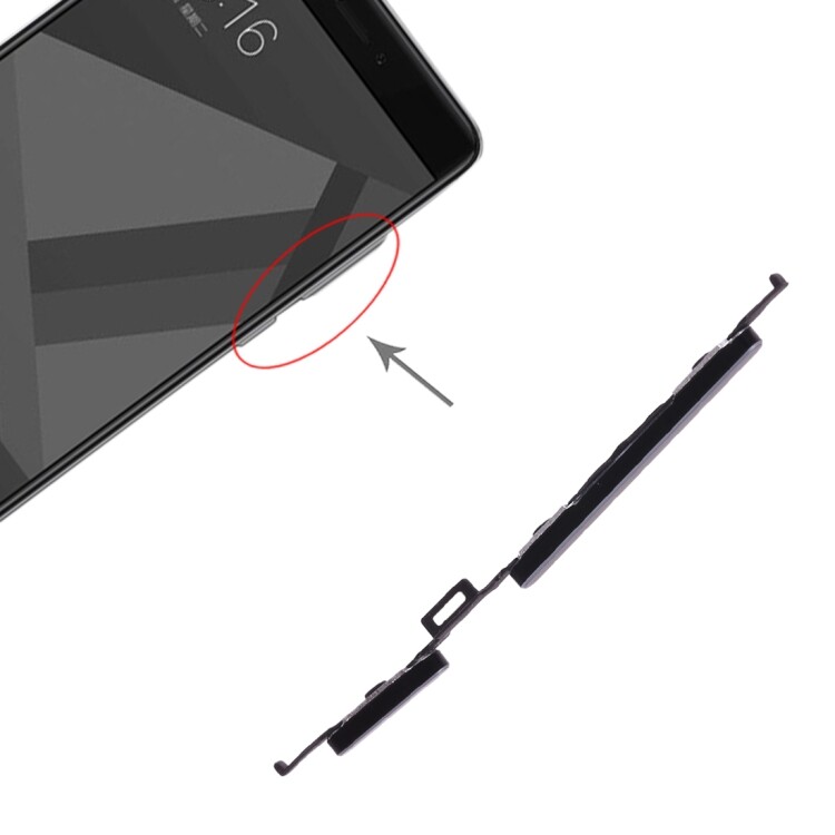 【iPartsBuy Mall】 Power Button and Volume Control Button for Xiaomi Redmi Note 4X