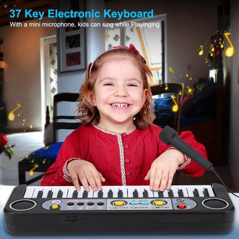37 phím Điện Kỹ Thuật Số Phím Ban Đàn Piano Nhạc Cụ Đồ Chơi Trẻ Em có Micro