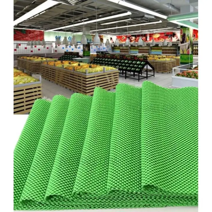 2m 50cm Grid Pattern Pvc Non Adhesive Grip Liner Shelf Liner Anti