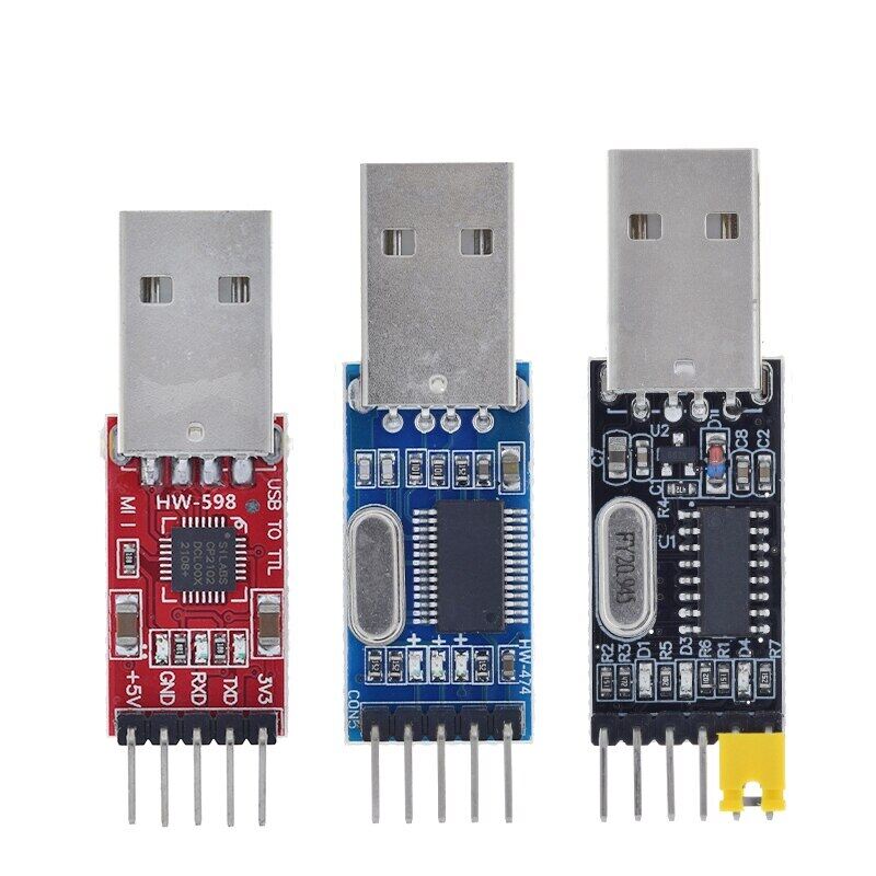 3pcs/lot =1pcs pl2303hx+1pcs cp2102+1pcs ch340g usb to ttl for arduino pl2303 cp2102 5pin usb to uart ttl module