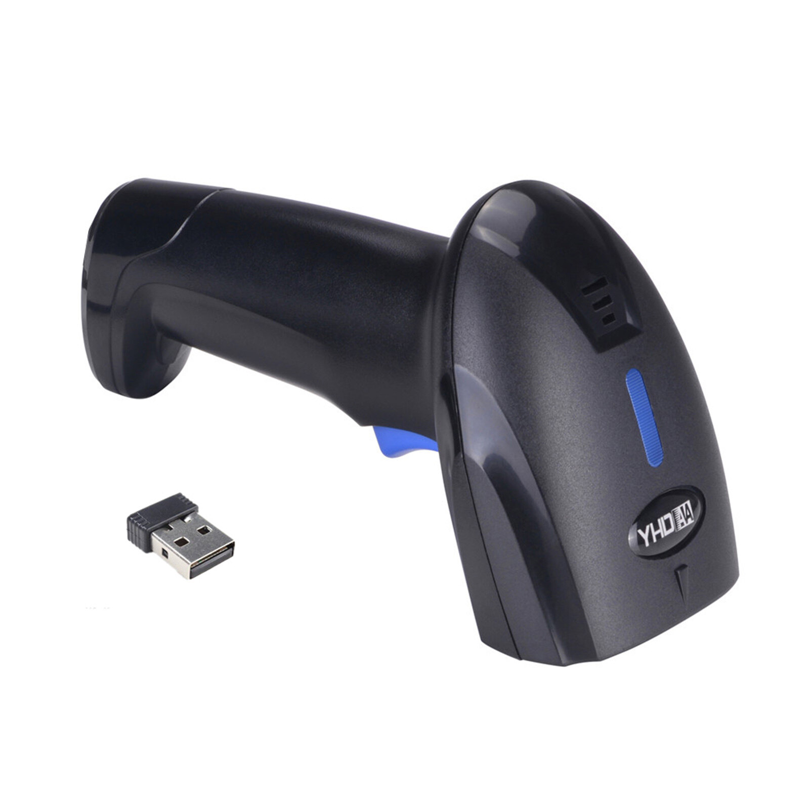 KKMOON Máy Quét Mã Vạch Không Dây 2 Trong 1 2.4G & Máy Quét Mã Vạch Có Dây USB Máy Đọc Mã Vạch 1D Cầm Tay Tự Động Với Pin Sạc Bộ Thu USB Mini Cáp USB Cho Máy Tính Máy Tính Xách Tay