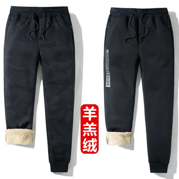 men's velvet sweatpants