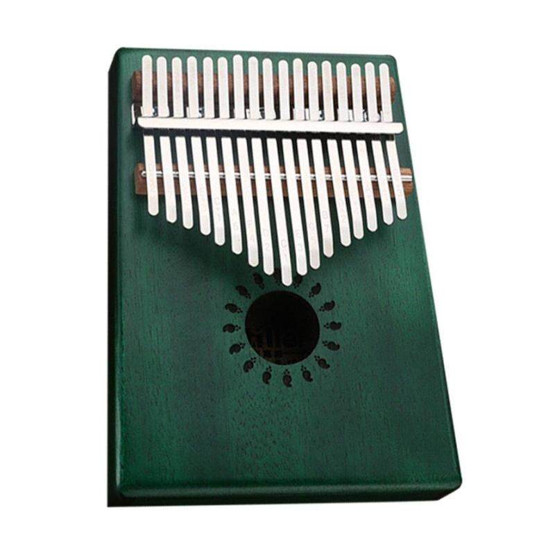 OSMAN Ngón Tay Cái Đàn Piano 17-Chìa Khóa Kalimba Gỗ Gụ Veneer Di Động Nhạc Cụ Quà Tặng