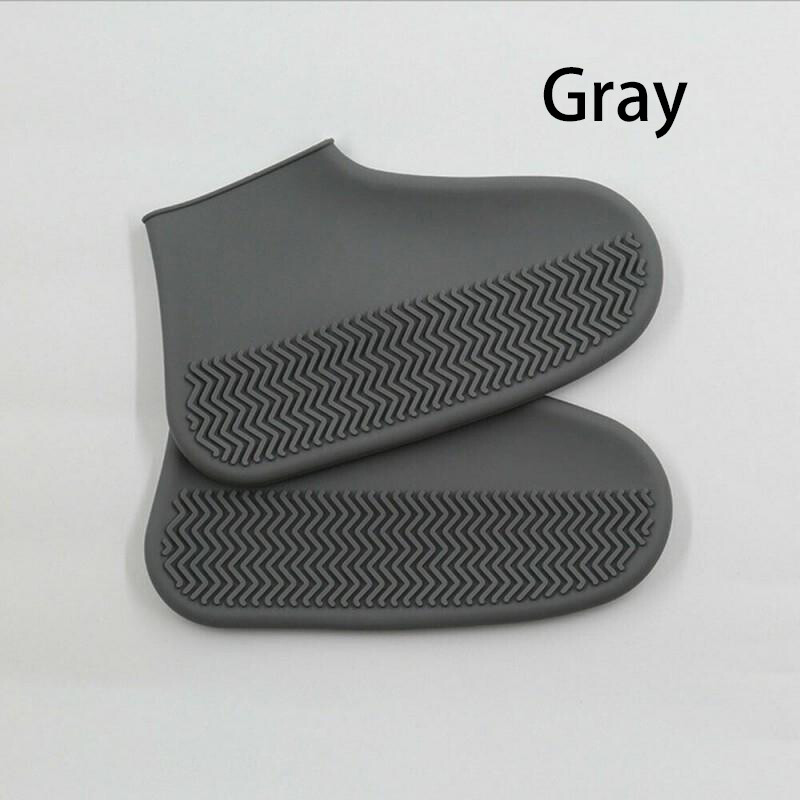 NIAOHAI 1 pair Outdoor Rainy Days Rain Boots Silicone Shoe Covers for Indoor Shoes Protectors Waterproof Boots Reusable Unisex
