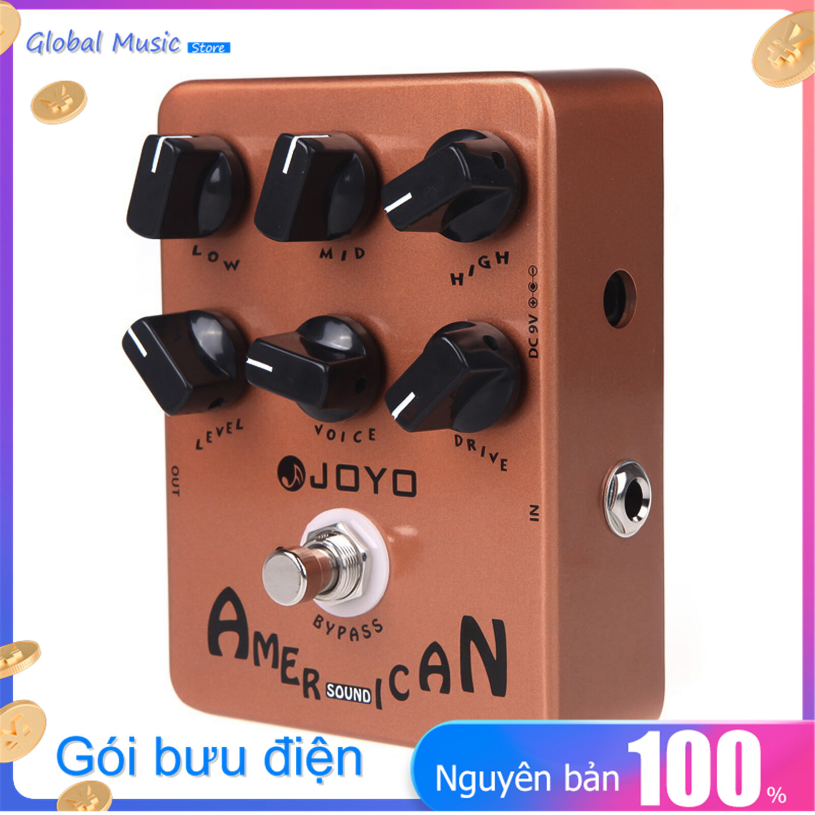 JF-14 American Sound Guitar Amp Simulator Effect Pedal