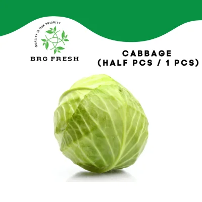 Fresh Sayur Kobis Cameron / Cameron Cabbage / 金马伦 圆白菜 包菜 (Half pcs / 1 pcs) | BRG FRESH