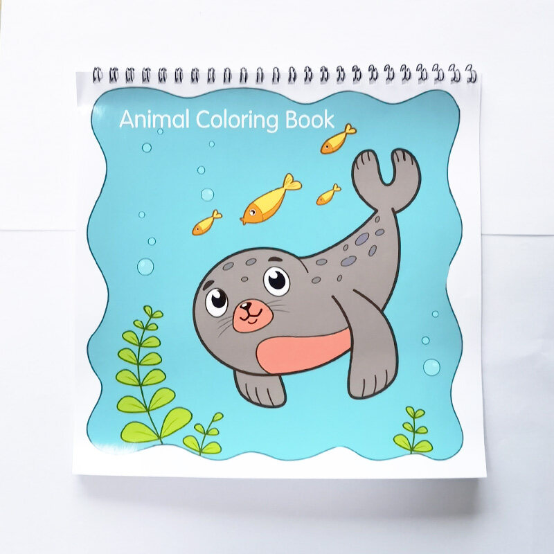 21x21cm Coloring Book For Kids Toddlers Little Cute Animal Kids