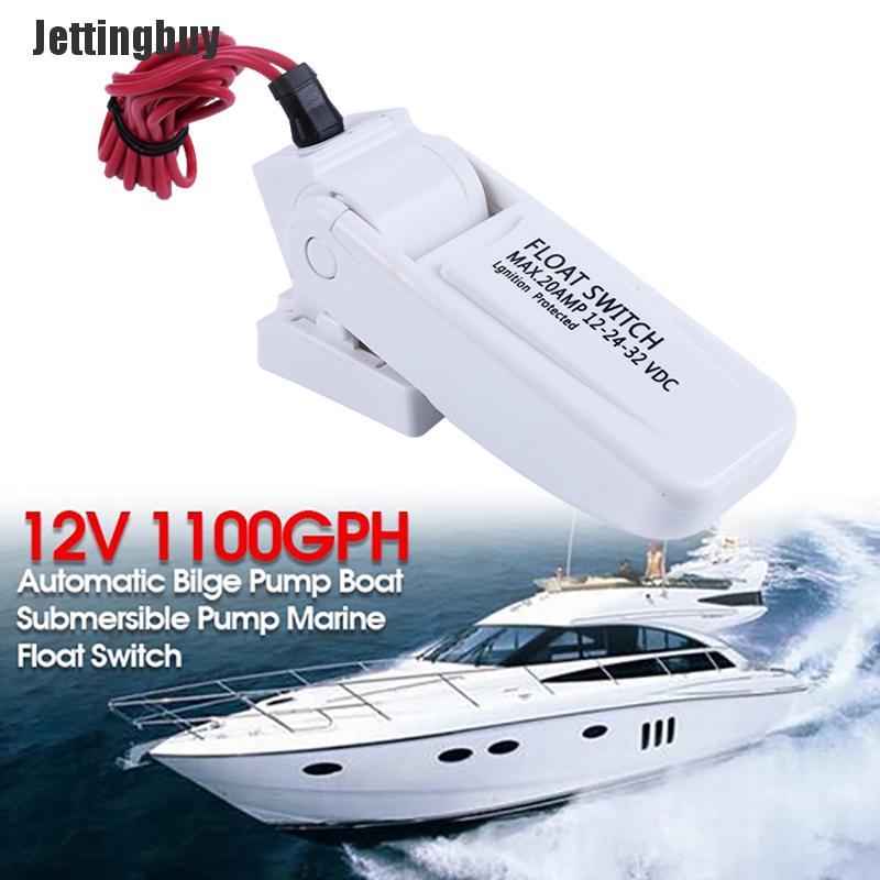 12v 1100gph automatic bilge pump boat submersible pump marine float switch u7w6