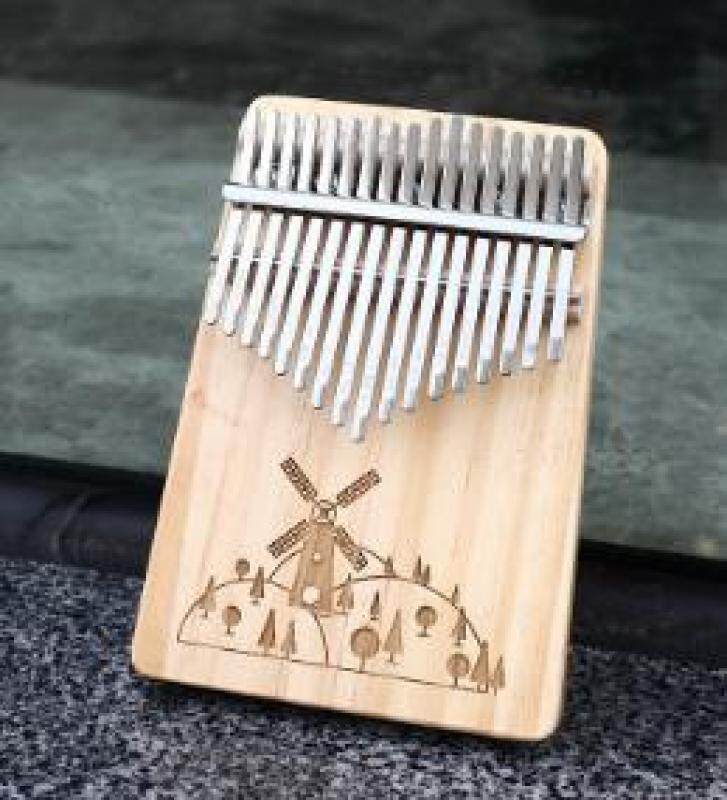 【Ready Stock】【Kalimba】17 Key Wooden Kalimba Thumb Piano Finger Percussion Instrument with Accessories Malaysia
