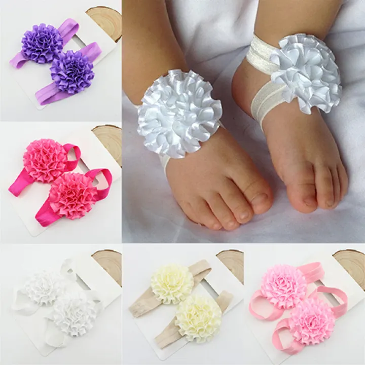 baby ribbon sandals