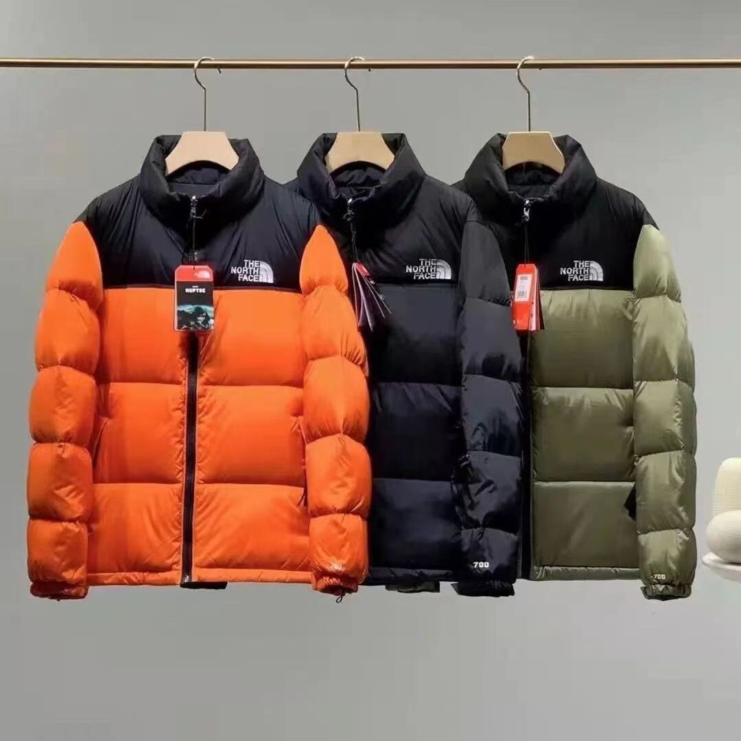 NEW THE NORTH FACE Correct version American version winter down jacket waterproof windproof and warm same style for men and women couple bread jacket for students original