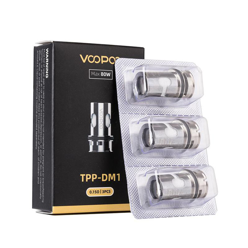 13pcs VOOPOO TPP DM1 Mesh Coils 0.15ohm Resistance DL Coil 6080W for