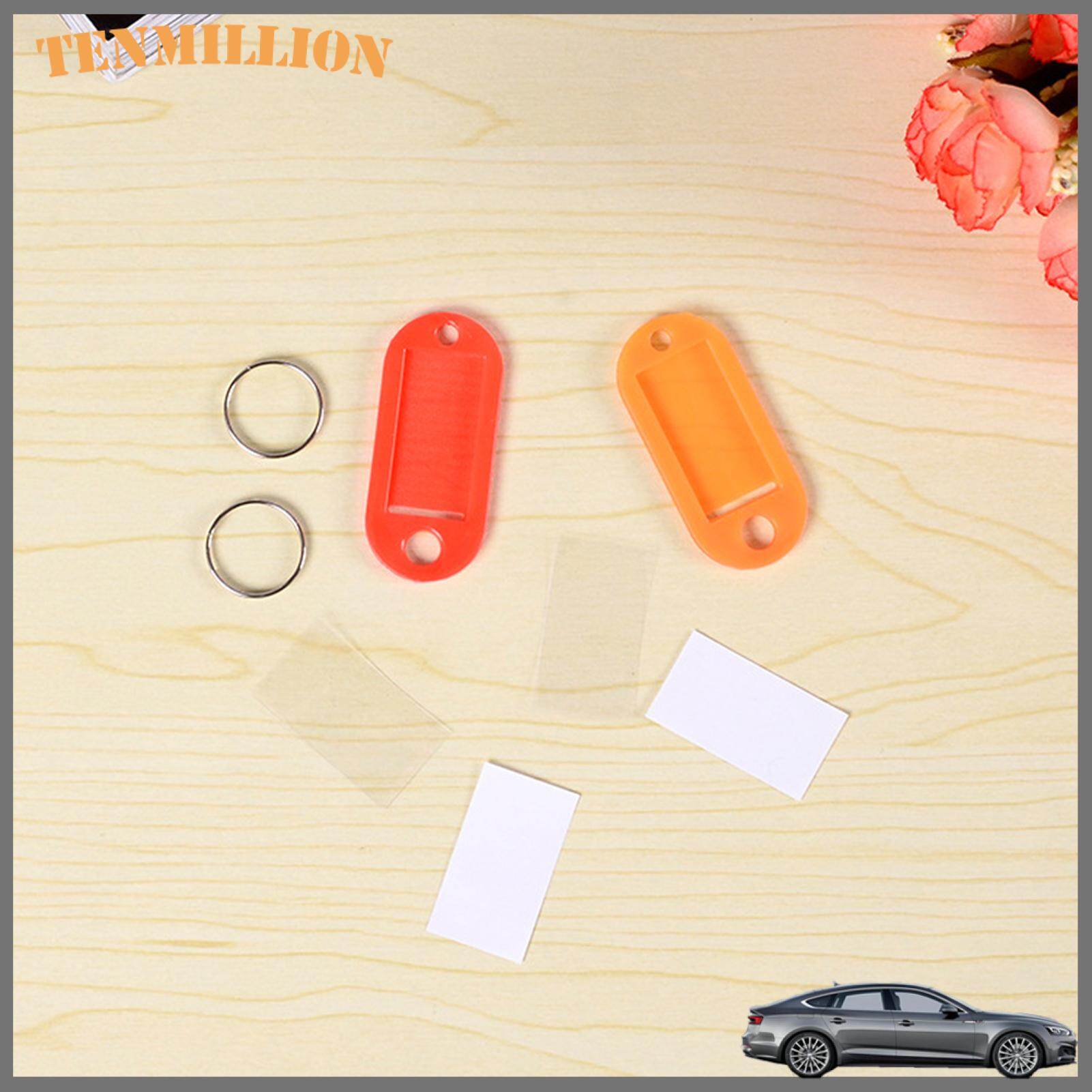 20 Chiếc Thẻ Chìa Khóa Có Thể Tháo Rời Với Cửa Sổ PP Ngăn Ngừa Thiếu Thẻ Nhận Dạng Chìa Khóa Phụ Kiện Túi Thẻ Chìa Khóa Có