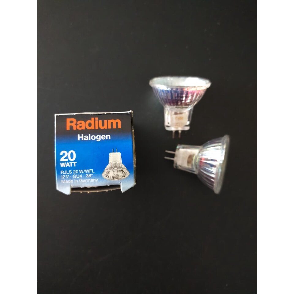 Radium Mr V W Gu Wide Flood Mini Dichroic Halogen Lamp Made In