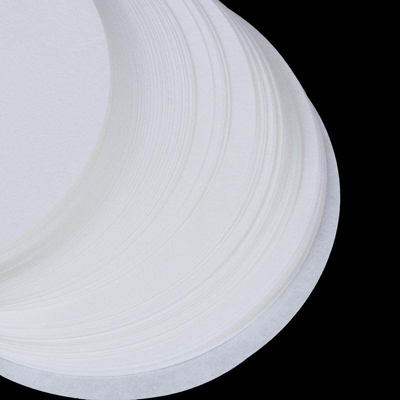 100Pcs Laboratory Filter Paper Circular Qualitative Filter Paper Medium Speed