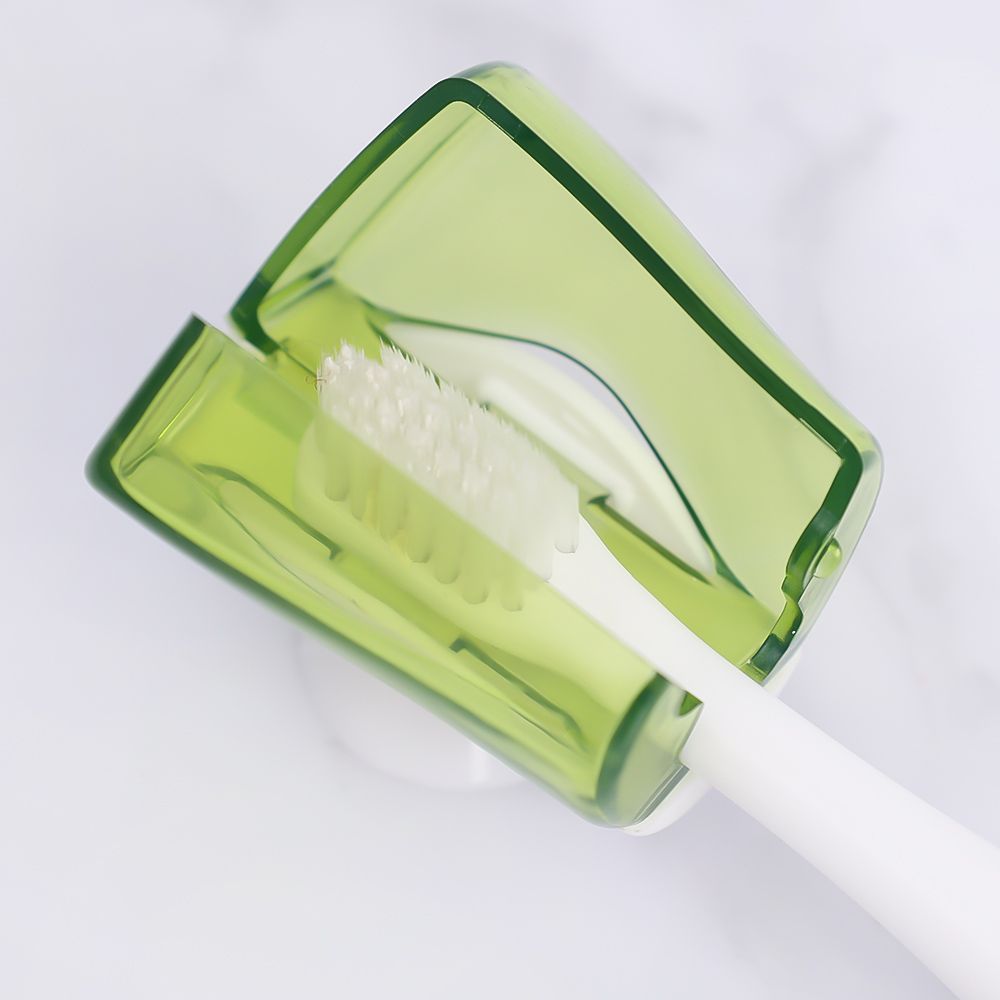 Suction Cup Dustproof Toothbrush Holder