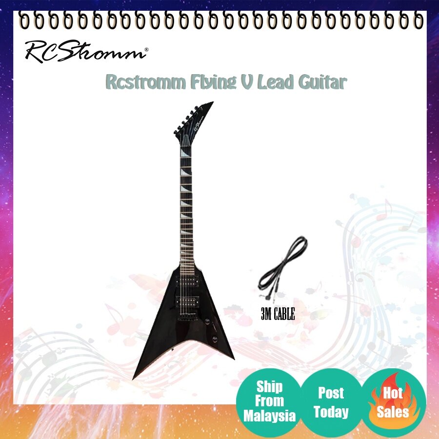 Rcstromm Flying V Shape Electric Guitar Combo Set King V Series Lazada