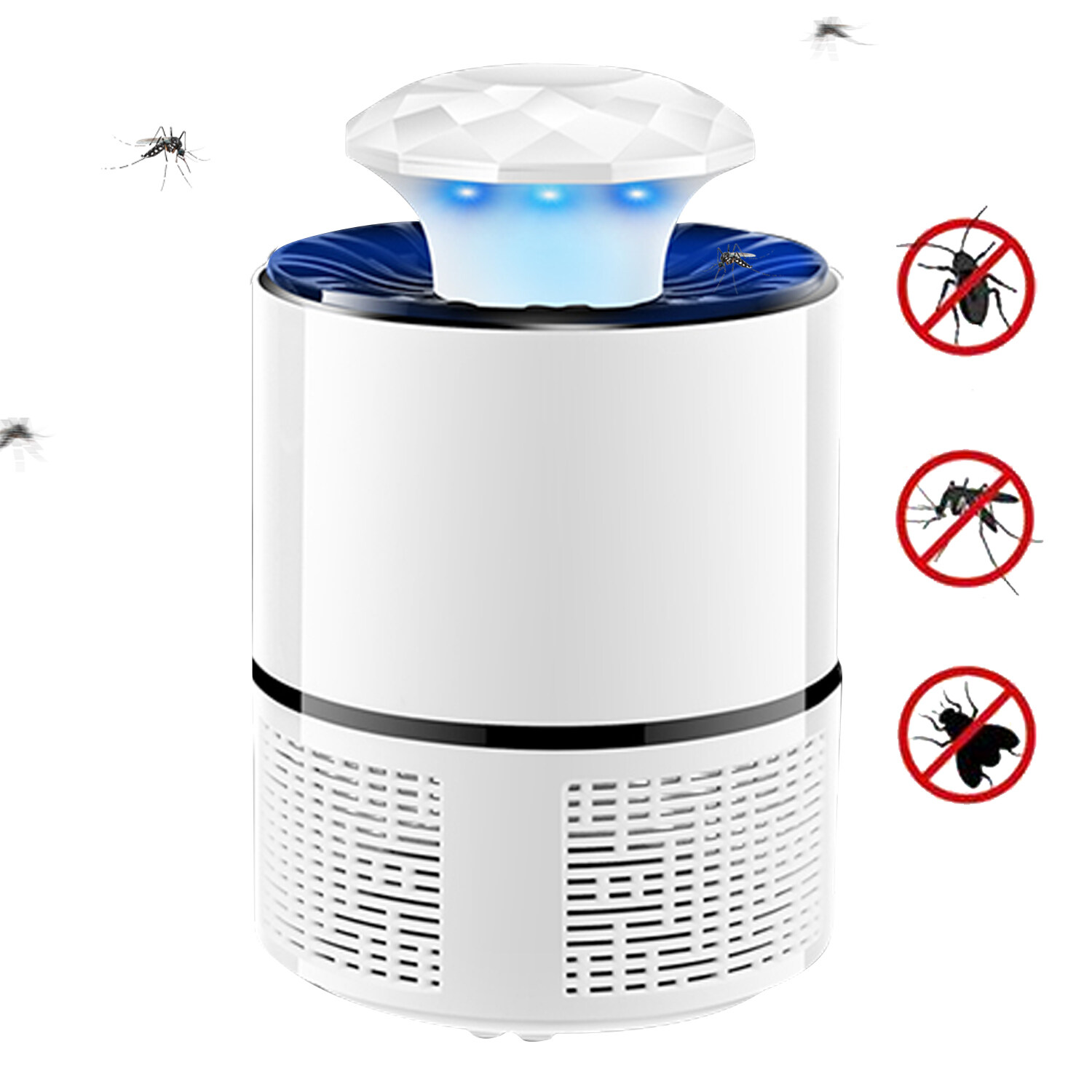 USB Electric Mosquito Fly Insect Killer Light Home Indoor UV Pest Catcher Trap* 
